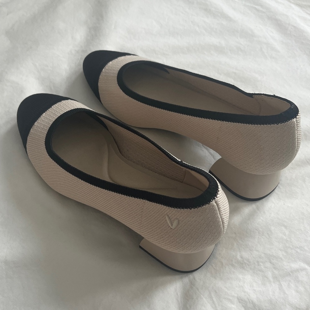 Vivaia Julie Black White Heels - Picture 5 of 10